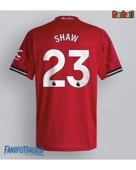 Manchester United Luke Shaw #23 Tricou Fotbal Replică 2025-26 Barbati Acasa